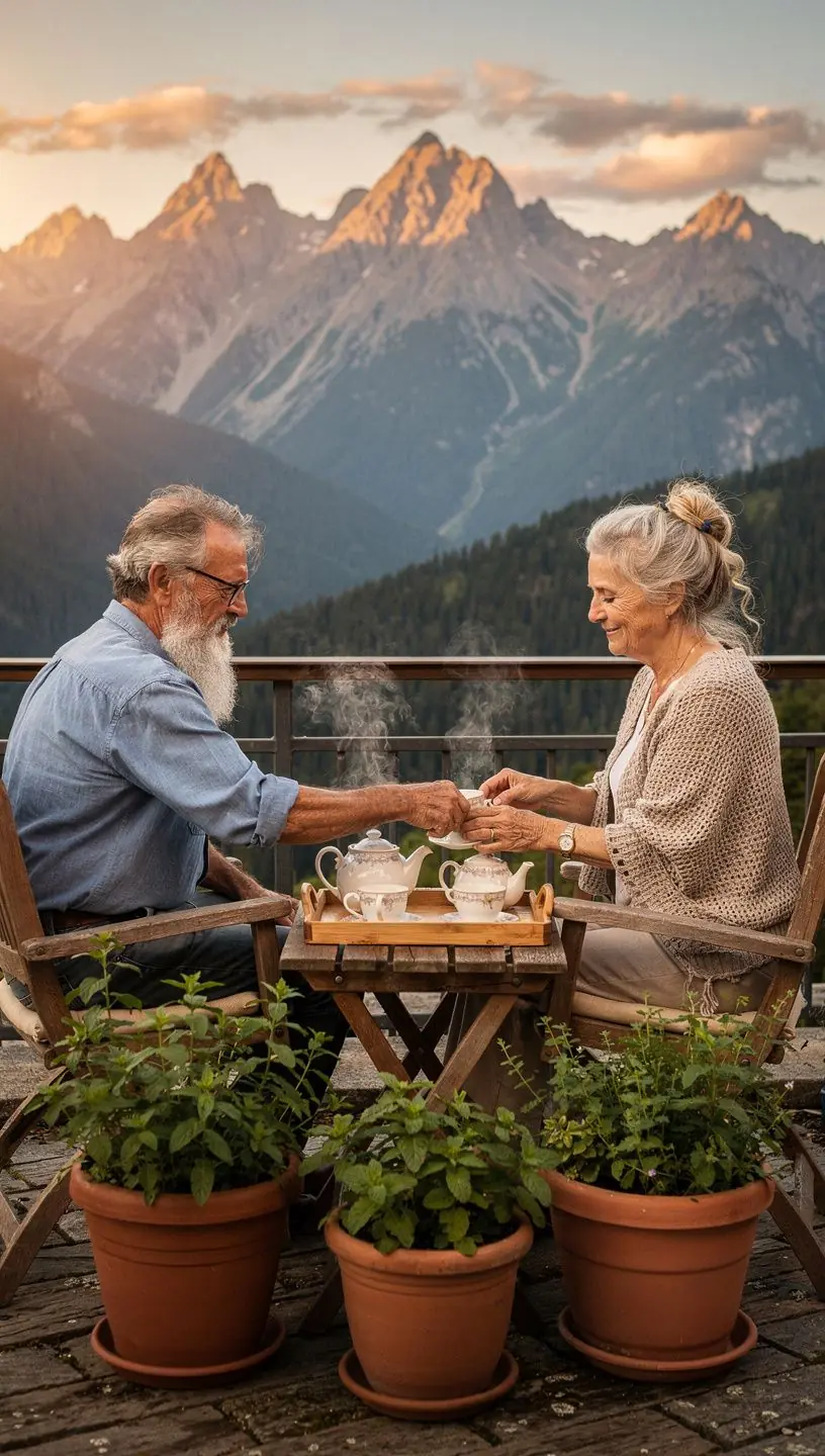 Ručne zbierané bylinky usporiadané v sklenenej nádobe na pozadí prírody